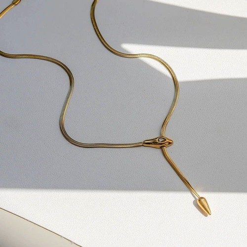 Collana doppio filo con - filo,
