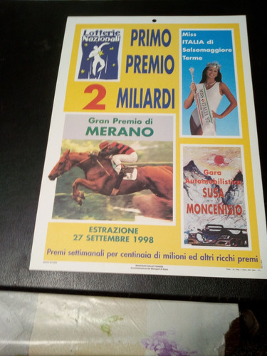 Locandina lotteria nazionale - lotteria,