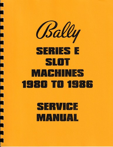 Manuale slot machine bally - slot,