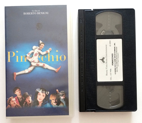Vhs pinocchio film commedia - pinocchio,