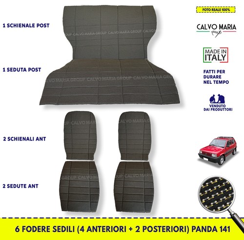 Set fodere sedili fiat panda - sedili,