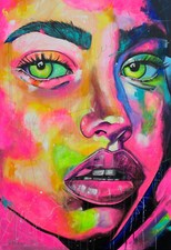 Quadro astratto ARTIST ORIGINALE 90 cm x 130 cm moderno XXL quadri - ARTE ESCLUSIVA