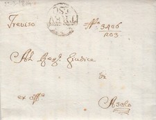 RCP093 - 1804 PREFILATELICA DA TREVISO x ASOLO RARO ANNULLO VOLLMEIER #3 punti 8