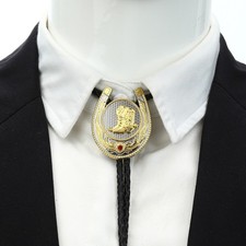 Cravatta western bolo metallo