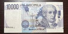 10000 Lire Volta Errore di