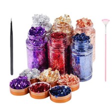 1 Set Fogli Unghie Fiocchi