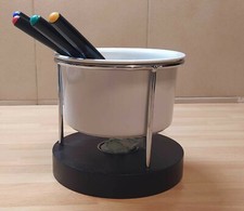 Lindt Fondue Chocolat - Servizio mini Set Fonduta Cioccolato, 4 persone