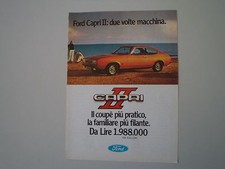 advertising Pubblicità 1974 FORD CAPRI II
