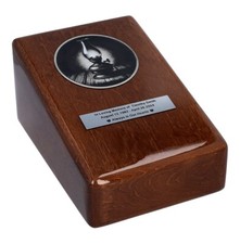 Urna cineraria con lampada a