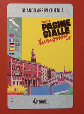 Scheda Telefonica pagine gialle Veneto 5000 lire nuova