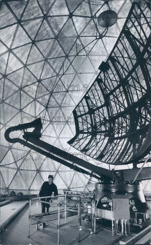 Foto stampa 1971 antenna radar