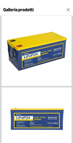 Batteria lifepo4 24v 100ah - batteria,