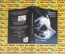 book libro CINQUANTA SFUMATURE DI NERO E.L.James MONDADORI 2012 OMNIBUS (L57)