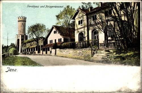 Cartolina jena turingia - jena,
