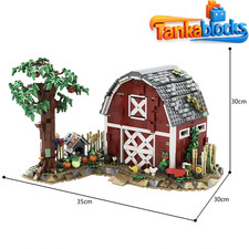 Moc red barn - barn, farm