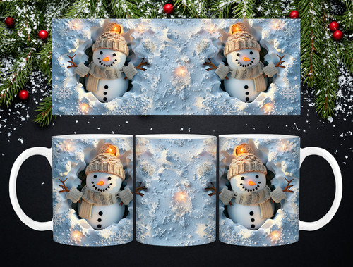 Tazza pupazzo neve - tazza,