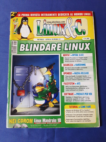 Linux rara rivista vintage - &,