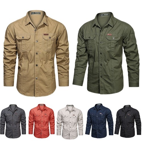 Men tops long sleeve - sleeve, cargo