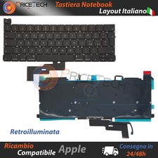 Tastiera italiana di ricambio per Apple Macbook Pro 13" A2338 M1 M2 2020 2022