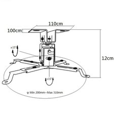 Proiettore in metallo