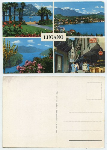 60349 lugano cartolina - lugano,