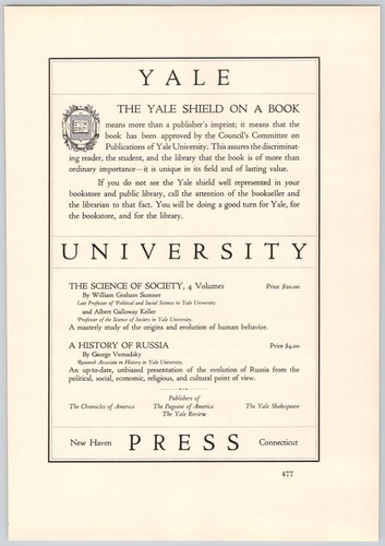 Annuario pubblicitario yale - pubblicitario,