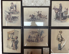 Stampa antica con cornice in