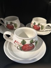 Pomona Portmeirion, set sei tazze the mela frutto -  Fruit cups saucers Vintage