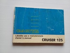 Cagiva Cruiser 125 1987 manuale uso manutenzione libretto originale