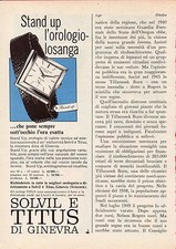 Paginetta Pubblicitaria Advertising Werbung 1961  SOLVIL e TITUS