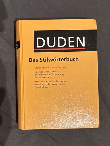 Duden das stilwörterbuch - duden,