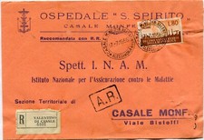 (B288) b. racc. da VALENTINO DI CASALE del 1955 aff. l.80 dec.rep. per Casale M.