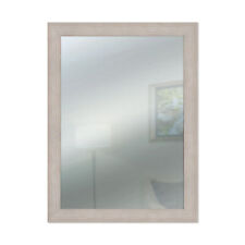 Specchio da parete moderno 43x69 cm con cornice BOSTON in legno, design lungo