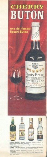Cherry buton advertising - cherry,
