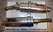 HONDA CB 900 F HORNET 2002 - 2008:LATTINE SCARICO QUILL EVO 2:RICAMBI MOTO USATI