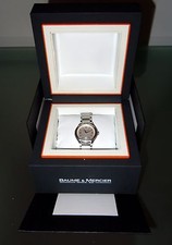 Baume And Mercier Ilea MM Acciaio/Acciaio Quadrante Argento Data Quarzo Scatola e Garanzia