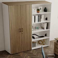 Mobile ufficio in legno noce