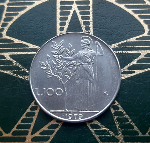 100 lire 1979 minerva - , (minerva