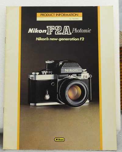 Nikon f2a photomic brochure - nikon,