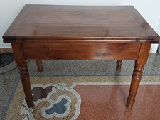 Elegante Tavolo a Libro in Noce Piemontese - Restaurato, Periodo '800