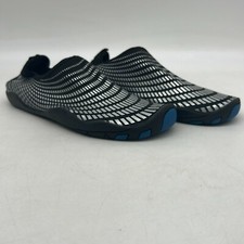 Scarpe Equick Unisex Bambini Punta Tonda Slip On Asciugatura Rapida Nero Acqua Taglia 5,5