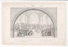 Incisione Scuola di Atene