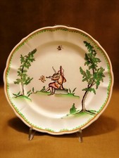 Piatto piano Andloviz per Laveno, serie Figurine giocose