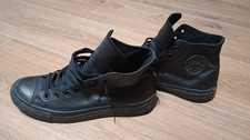 Scarpe Converse Chuck Taylor All Star High Top Pelle Nera  42 - Triple Black