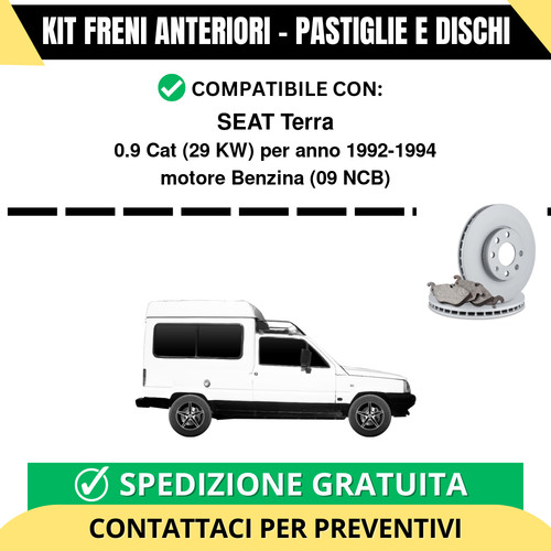 Kit freni anteriori - anteriori, seat