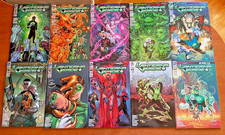 LOTTO LANTERNA VERDE LION 25-52+ SINESTRO 1-18 + FUTURES END + LANTERNE ROSSE 4