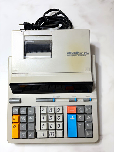 Olivetti 9000 calcolatrice - olivetti,