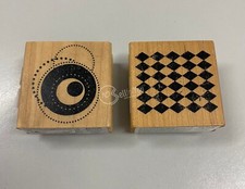 Coppia di timbri in legno