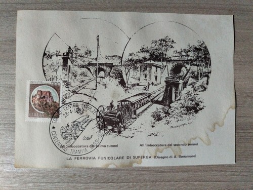 Cartolina rara ferrovia - rara,