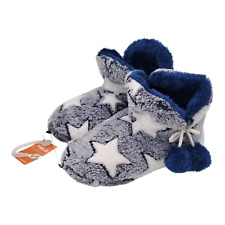 Pantofole babbucce bambino in caldo  morbido tessuto con suola gomma antiscivolo